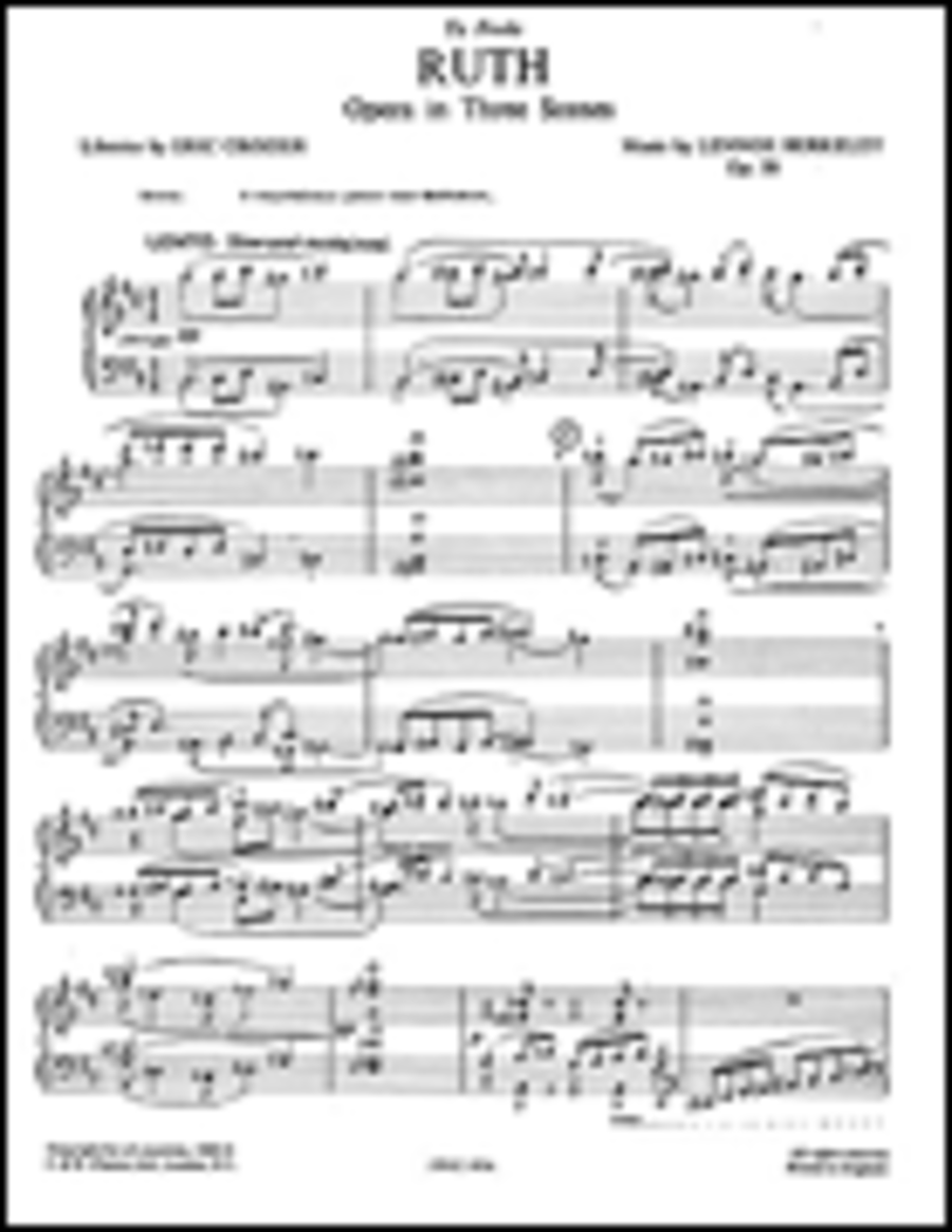 Ruth Ruth 4-Part scores gallery preview page 1