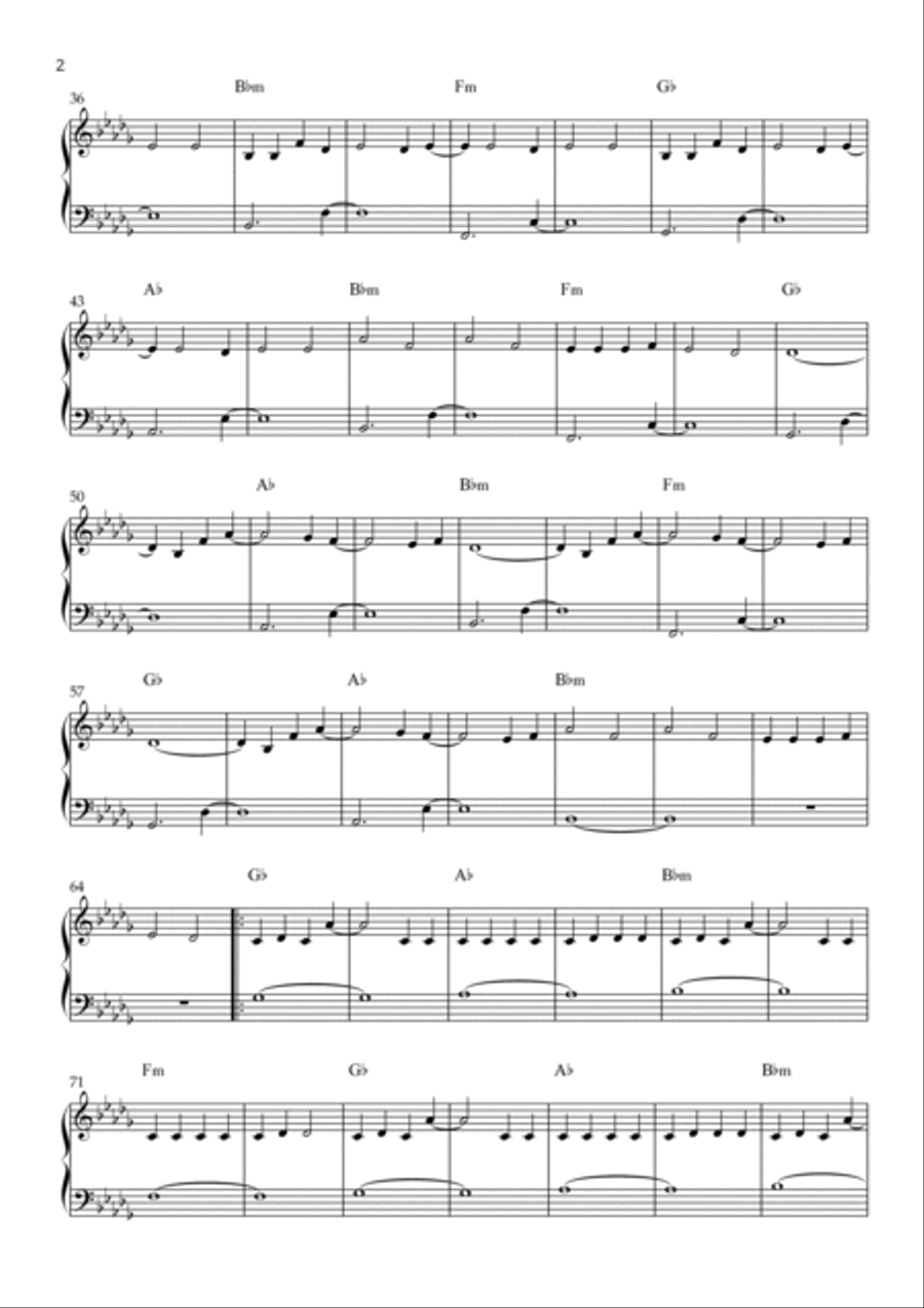 Stay Easy Piano scores gallery preview page 2