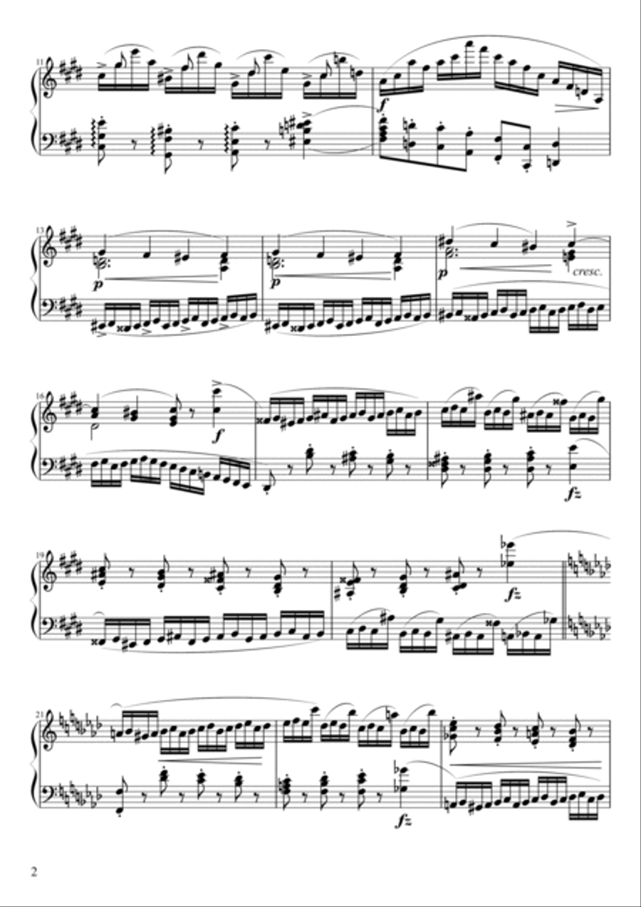 Etude Opus 10 No. 4 in C# Minor Piano Method scores gallery preview page 2
