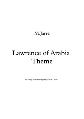 Book cover for Theme From "lawrence Of Arabia"