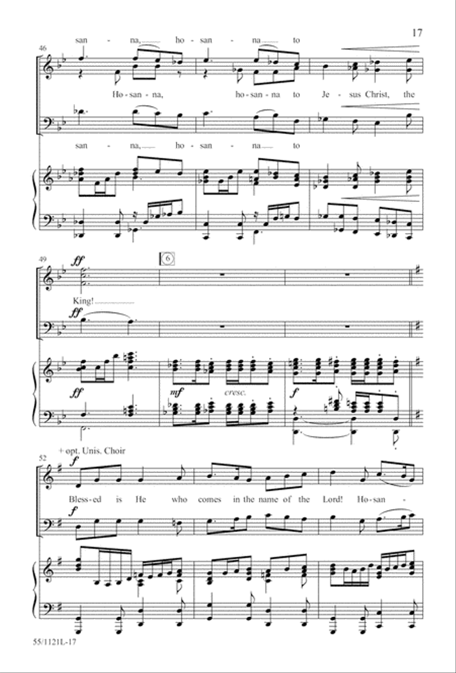 Touched by the Christ Touched by the Christ 3-Part scores gallery preview page 18