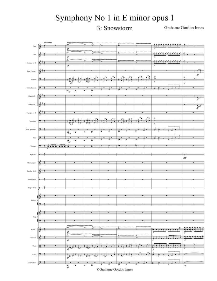 Symphony No 1 in E minor 