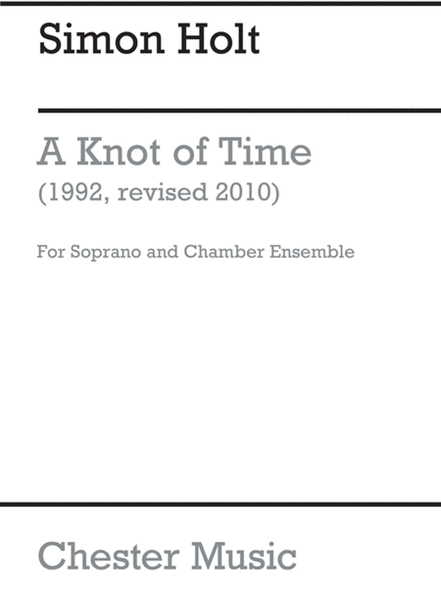 A Knot Of Time - Score