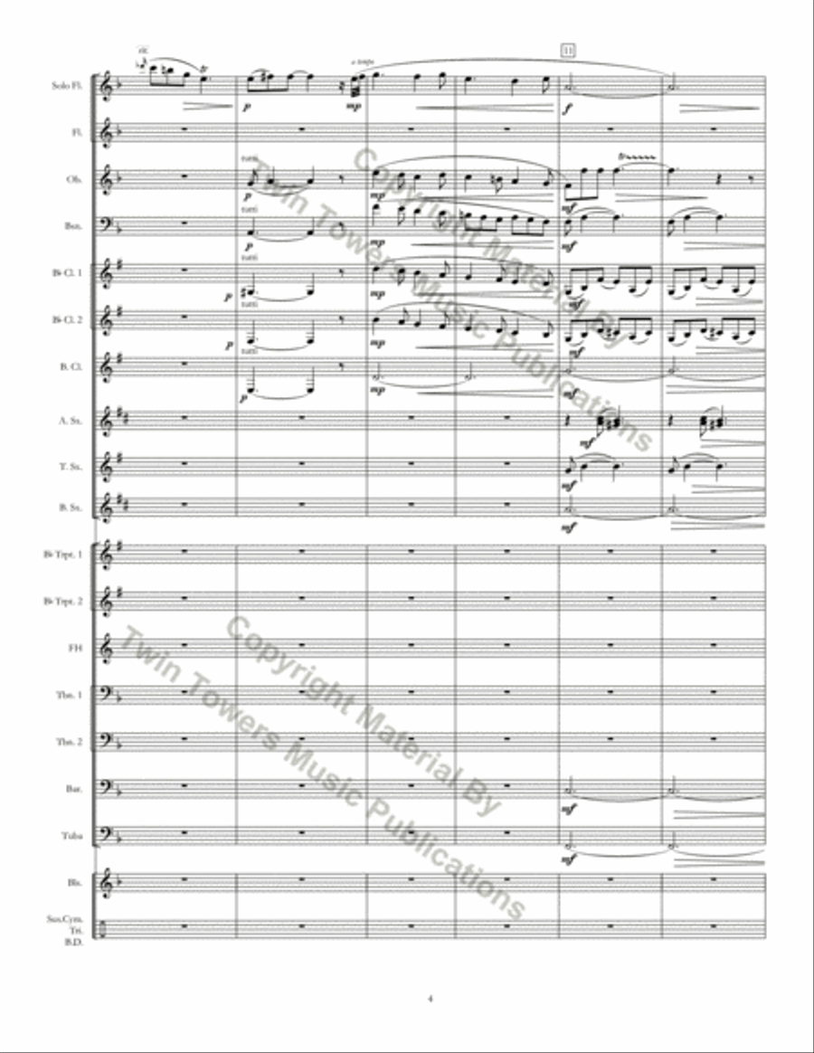 Pastorale Concert Band scores gallery preview page 5