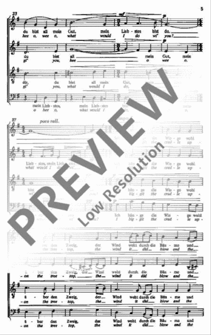4 British Folk Songs 4-Part scores gallery preview page 6