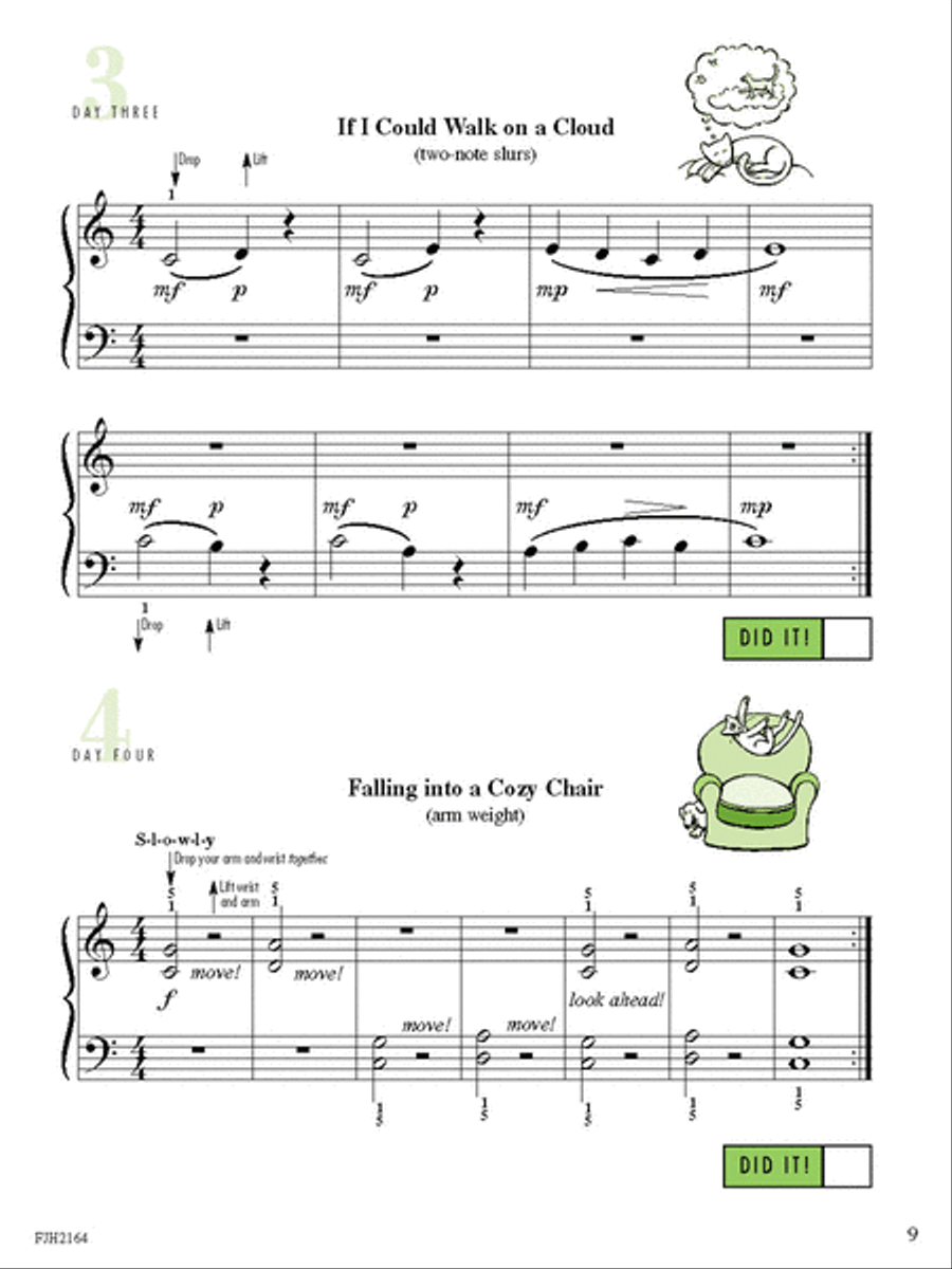 Energize Your Fingers Every Day, Book 1 Piano Method scores gallery preview page 4