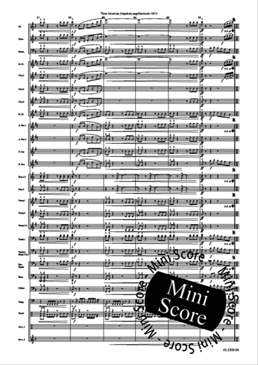 Three American Snapshots Concert Band scores gallery preview page 24