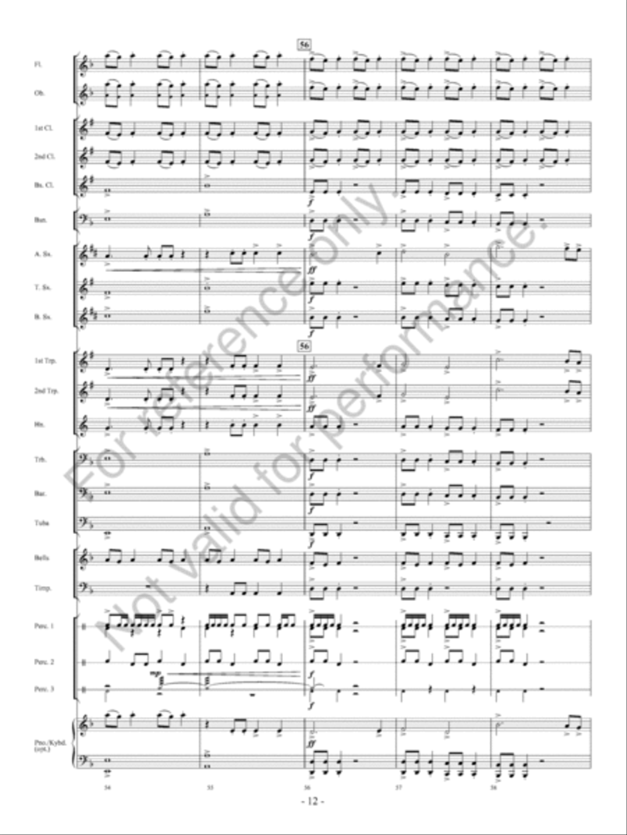 Apophis Apophis Concert Band scores gallery preview page 13