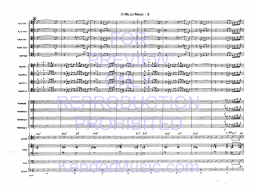Critical Mass Critical Mass Jazz Ensemble scores gallery preview page 7
