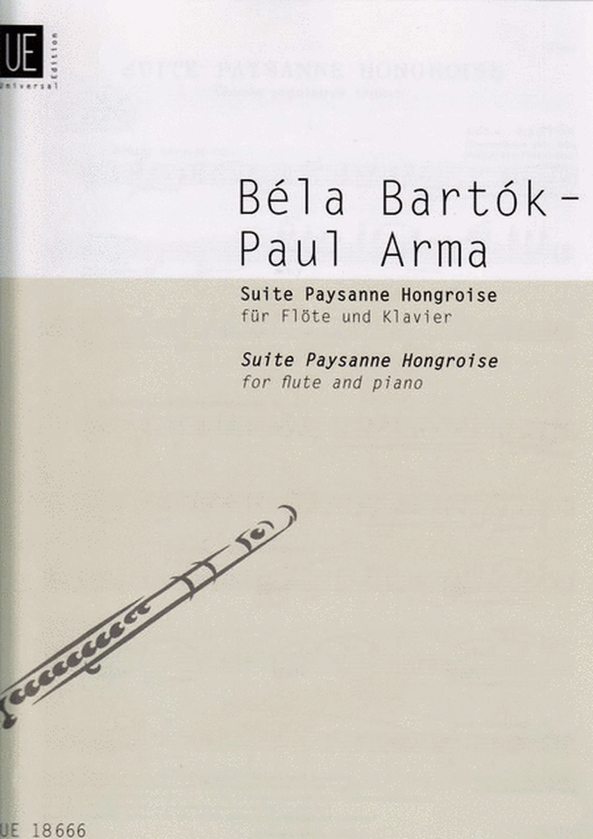 Bartok - Suite Paysanne Hongroise Flute/Piano