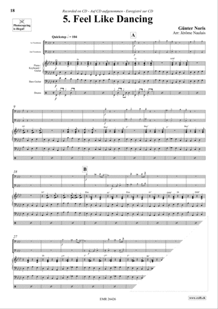 Let's Dance Volume 2 Let's Dance Volume 2 Trombone Duet scores gallery preview page 7