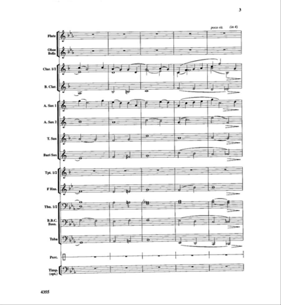 In the Shining of the Stars Concert Band scores gallery preview page 4