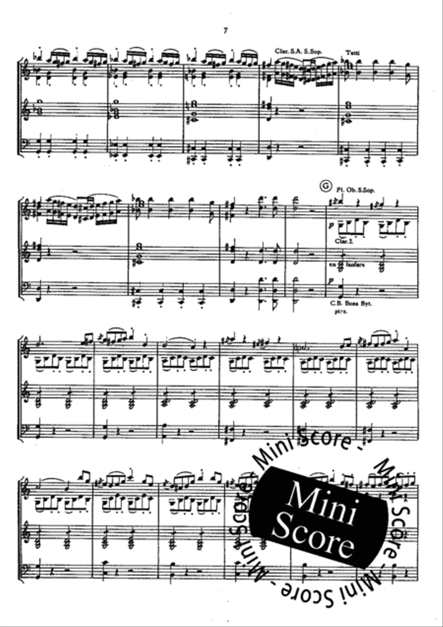 Overture en Ut Concert Band scores gallery preview page 10