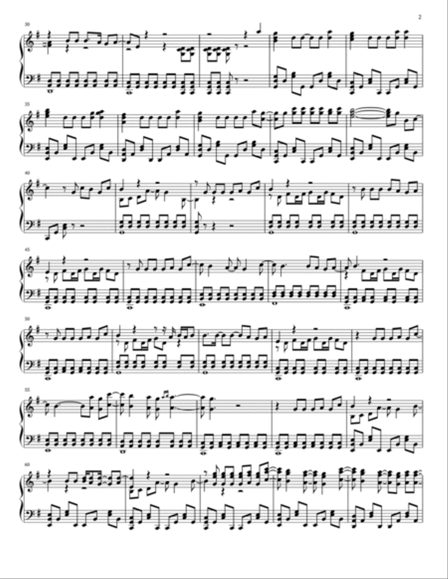 Long Live Piano Solo scores gallery preview page 2