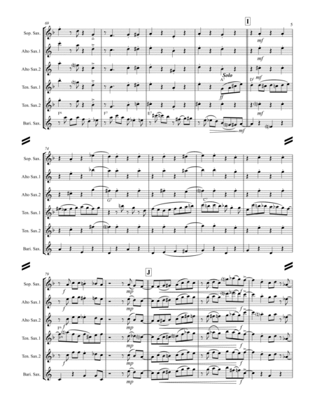 Doctor Jazz (for Saxophone Quintet SATTB or AATTB) image number null