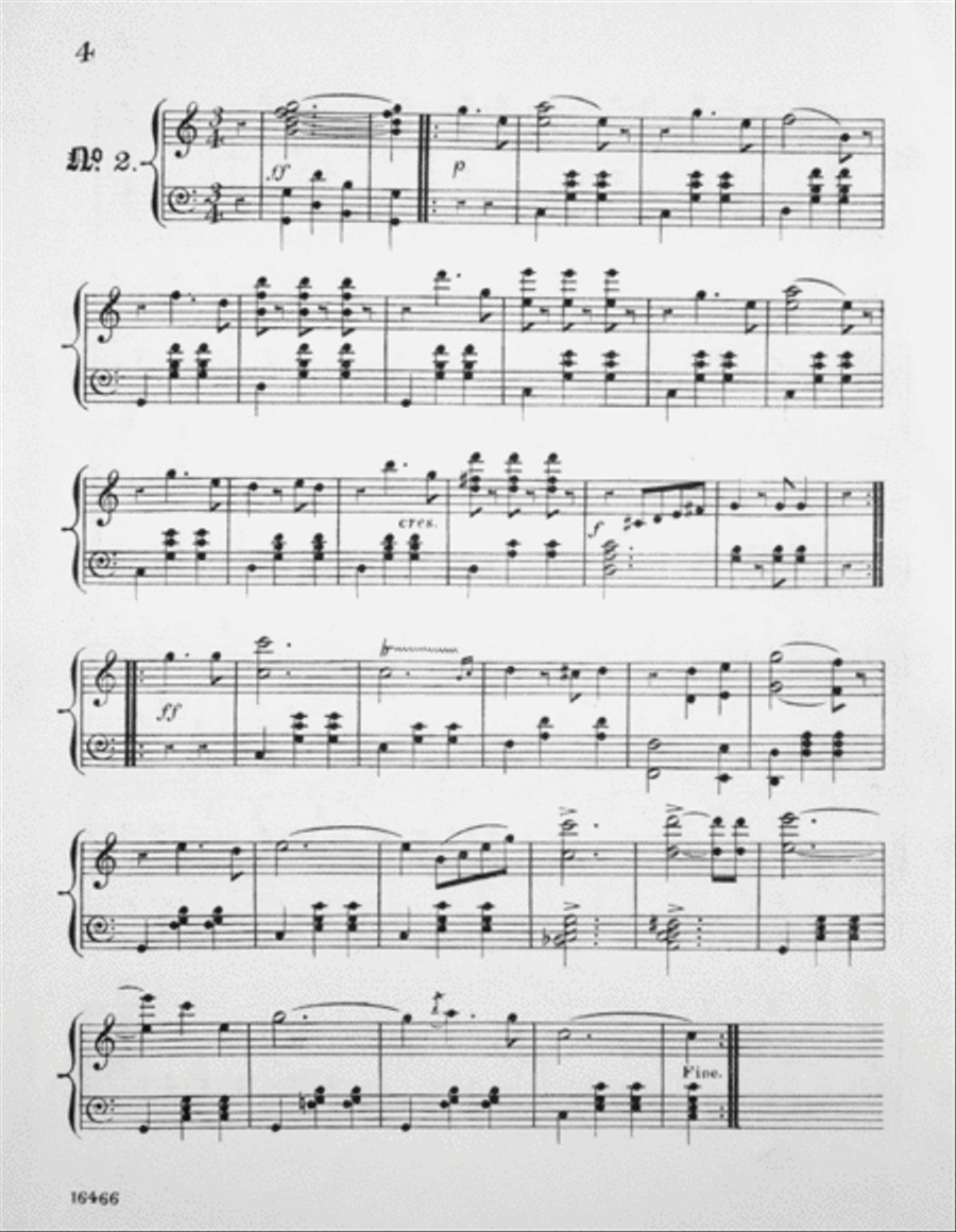 The Distant Shore Waltz on Arthur Sullivan's Popular Song. Suites de valses Piano Solo scores gallery preview page 5