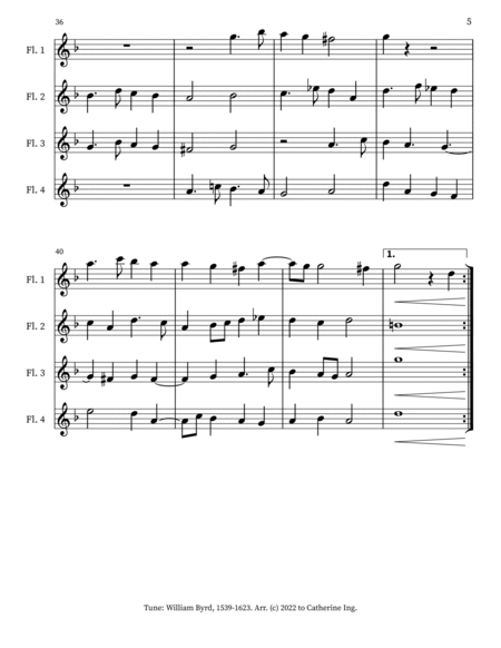 Ave Verum Corpus - Flute Quartet image number null