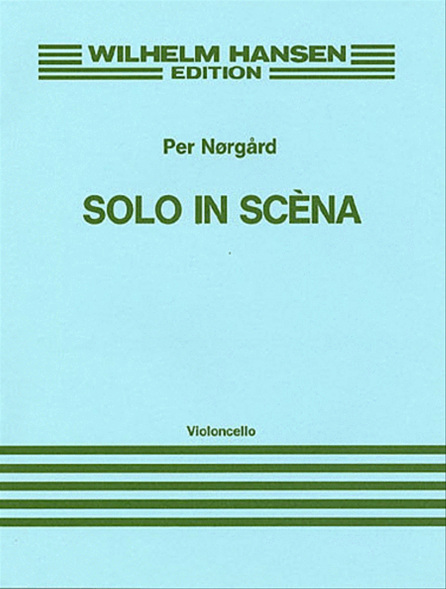 Per Norgard: Solo In Scena Cello scores gallery preview page 1
