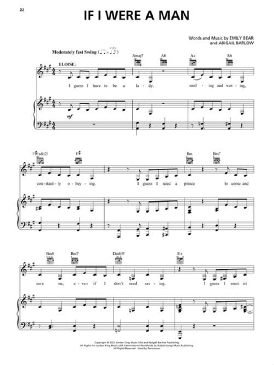Barlow & Bear: The Unofficial Bridgerton Musical Piano, Vocal, Guitar scores gallery preview page 6
