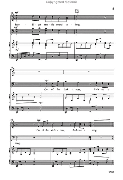 Wake Me a Song (SATB) image number null
