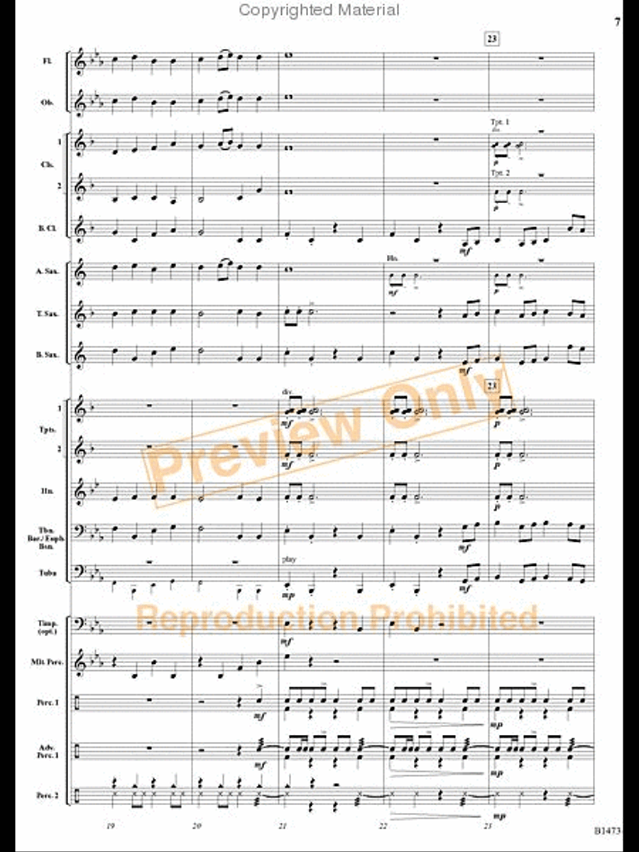 Antiphon Antiphon Concert Band scores gallery preview page 6