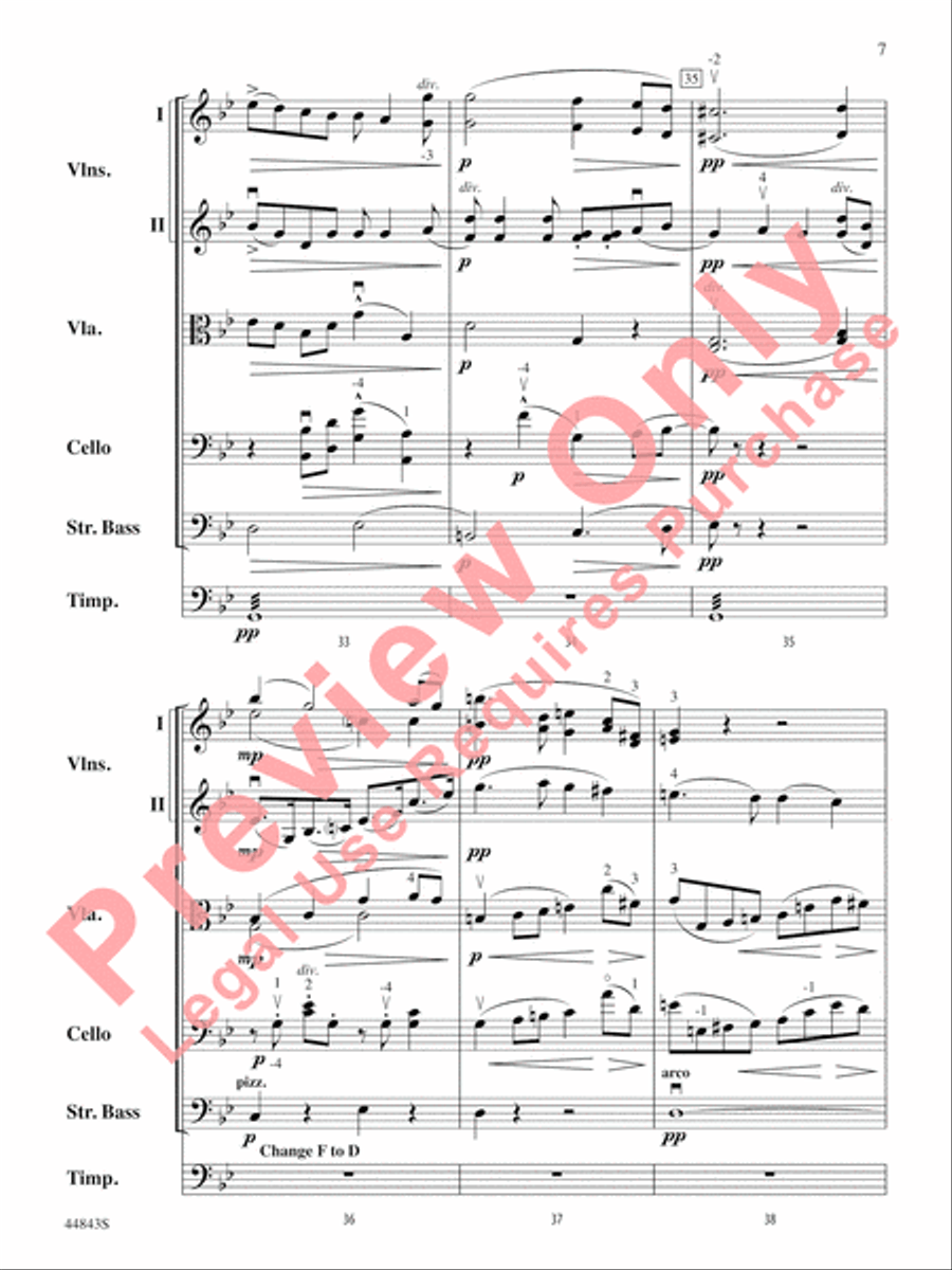 Enigma Variations String Orchestra scores gallery preview page 8