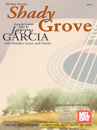 Book cover for Shady Grove: Acoustic Guitar Solos by Jerry Garcia