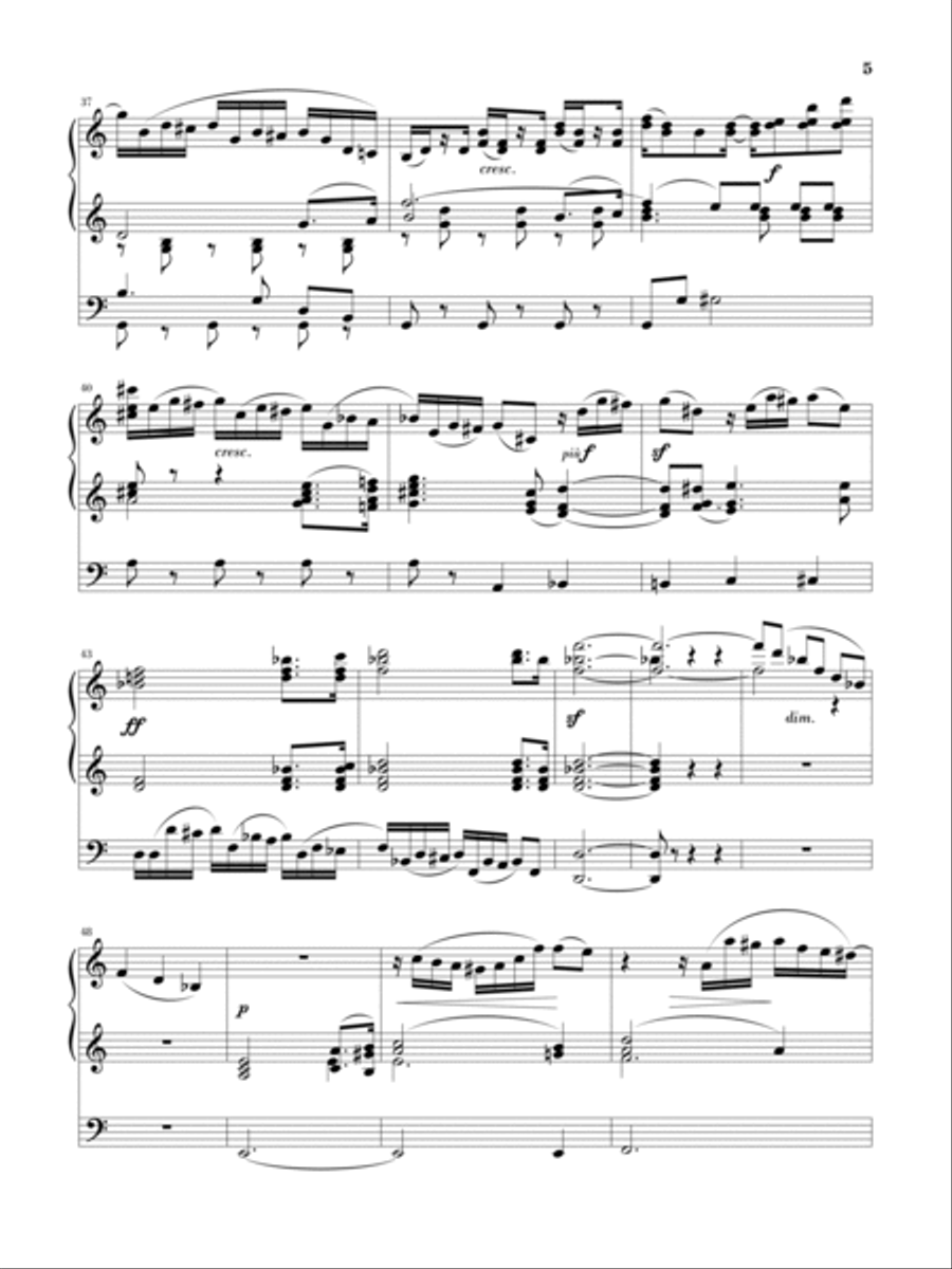 Andante and Allegro agitato from Symphony no. 3 