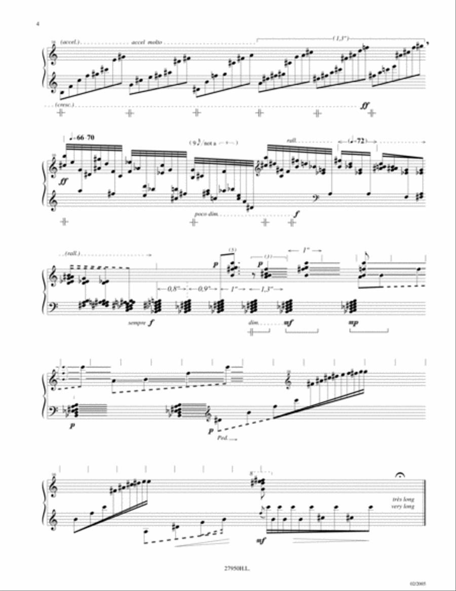 Les Travaux Et Les Jours Piano Solo scores gallery preview page 5