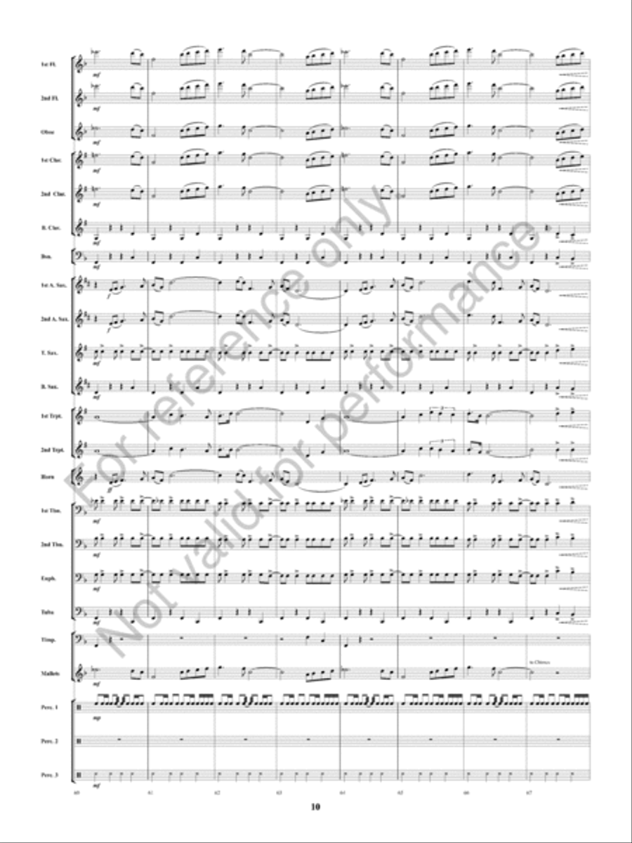 Carolina's Majesty Concert Band scores gallery preview page 11