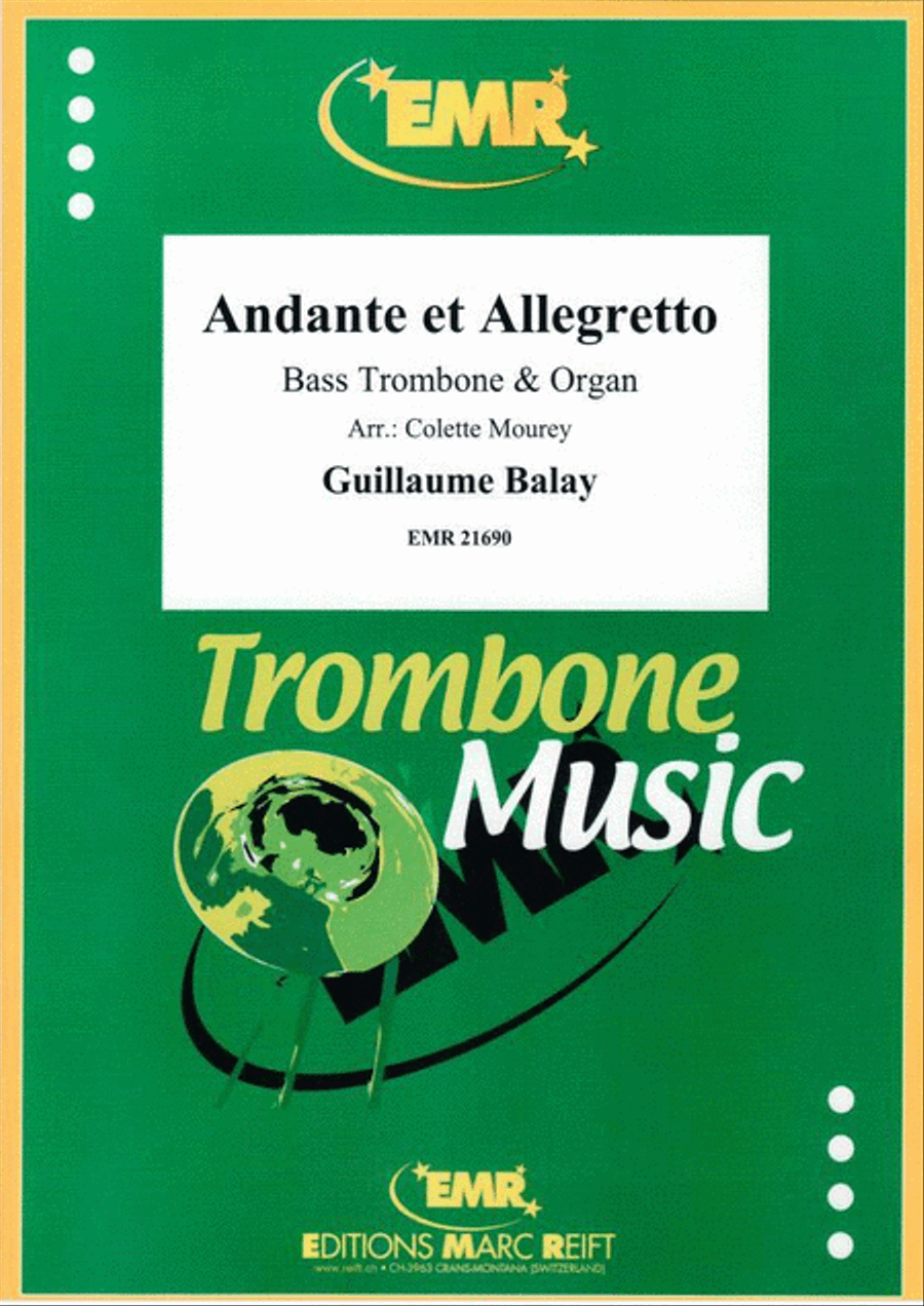 Andante et Allegretto Andante et Allegretto Trombone scores gallery preview page 1