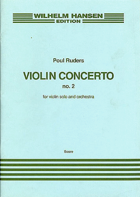 Poul Ruders: Violin Concerto No.2 (Score)
