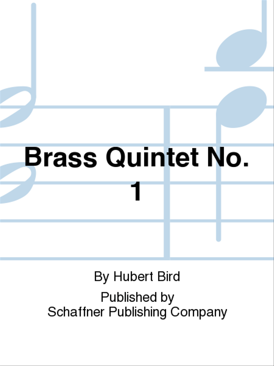 Brass Quintet No. 1 Brass Quintet No. 1 Brass Quintet scores gallery preview page 1