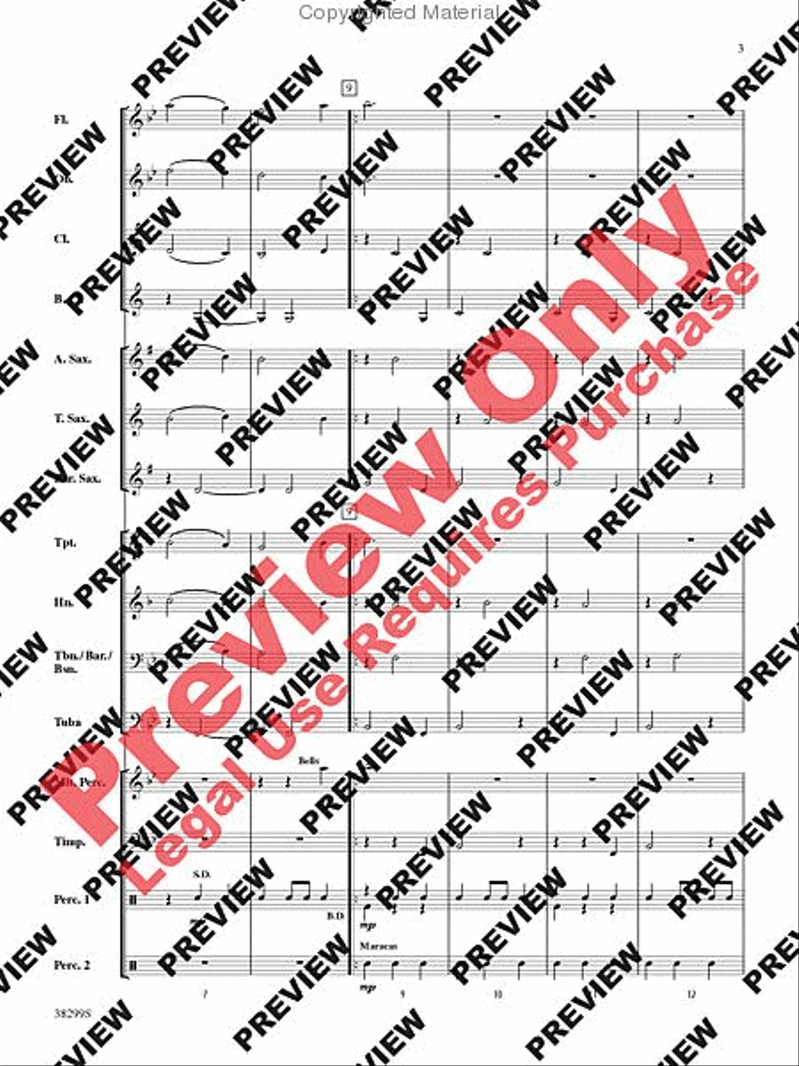 De Colores Concert Band scores gallery preview page 4