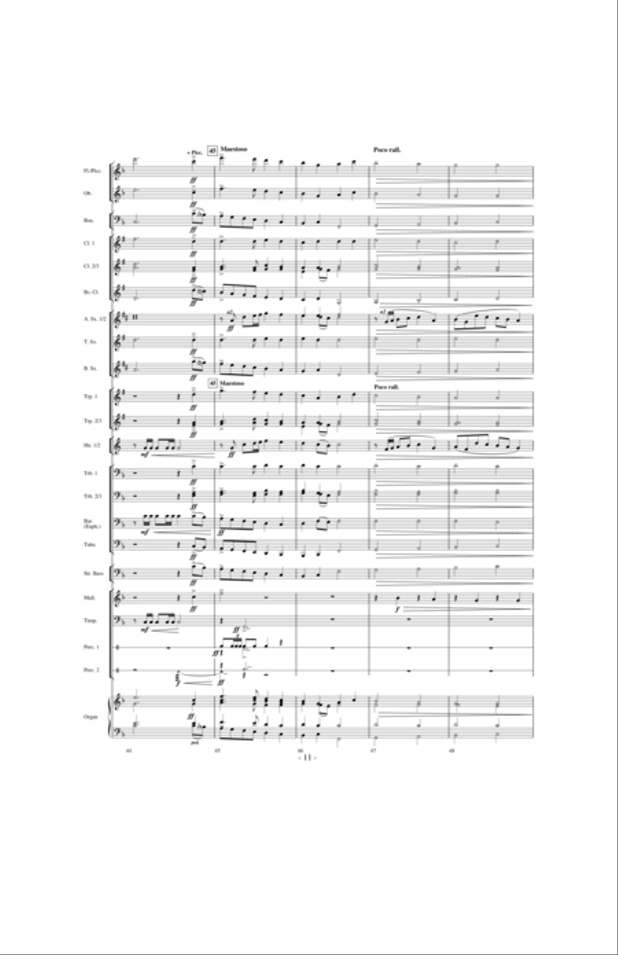 Crown Him With Many Crowns Concert Band scores gallery preview page 10