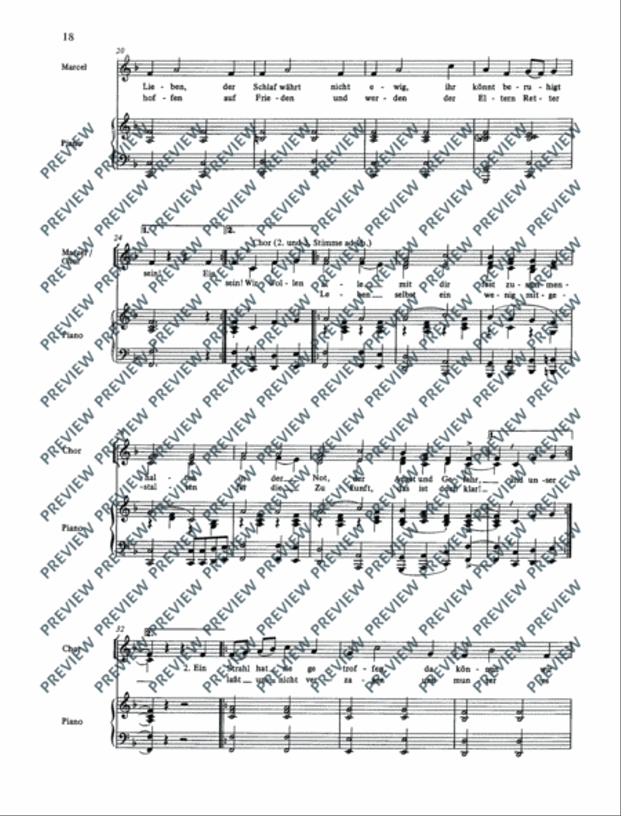 Frieden auf dieser Welt Choir scores gallery preview page 19