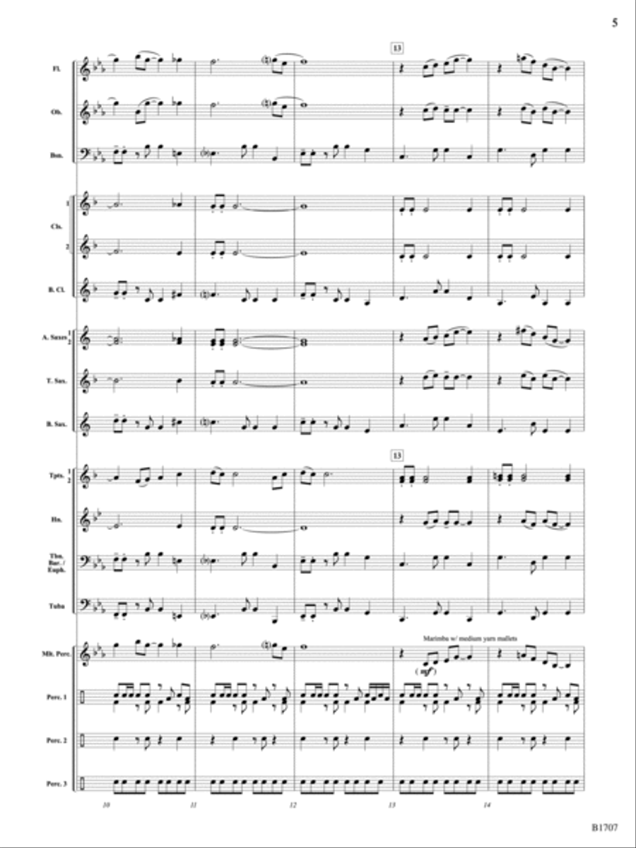 Bossa Brazil: Score Concert Band scores gallery preview page 5