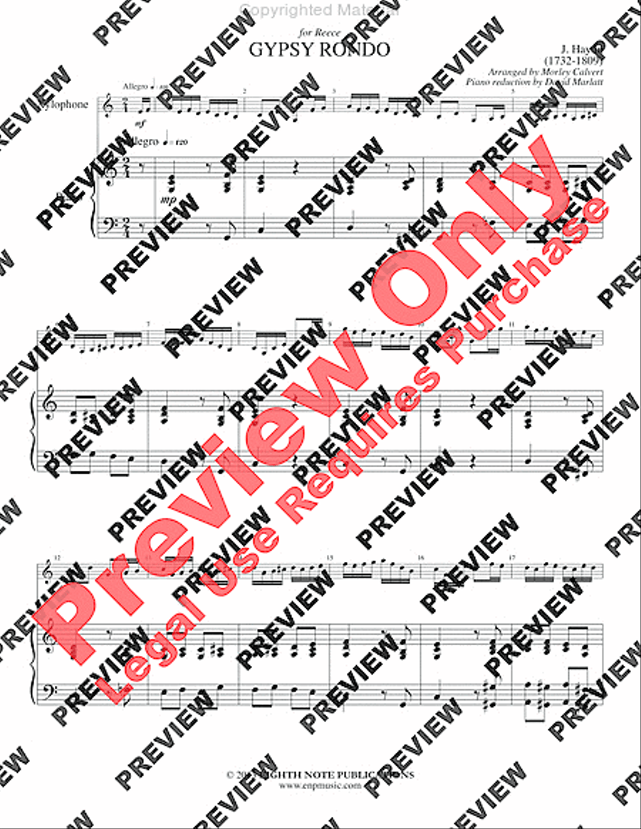Gypsy Rondo Small Ensemble scores gallery preview page 3