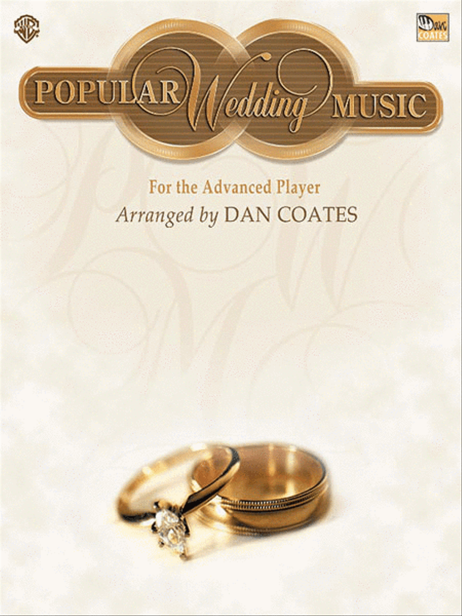 Dan Coates Popular Wedding Music for the Advanced Player Piano Solo scores gallery preview page 1