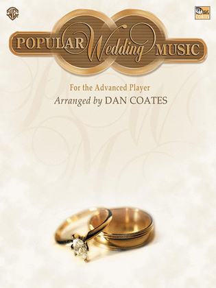 Book cover for Dan Coates Popular Wedding Music for the Advanced Player