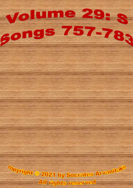 Folk Songs For Classical Guitar - Volume 29 (Songs 757-783) image number null