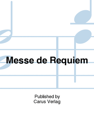 Book cover for Messe de Requiem