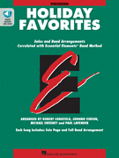 Essential Elements Holiday Favorites by Johnnie Vinson Concert Band Methods - Sheet Music