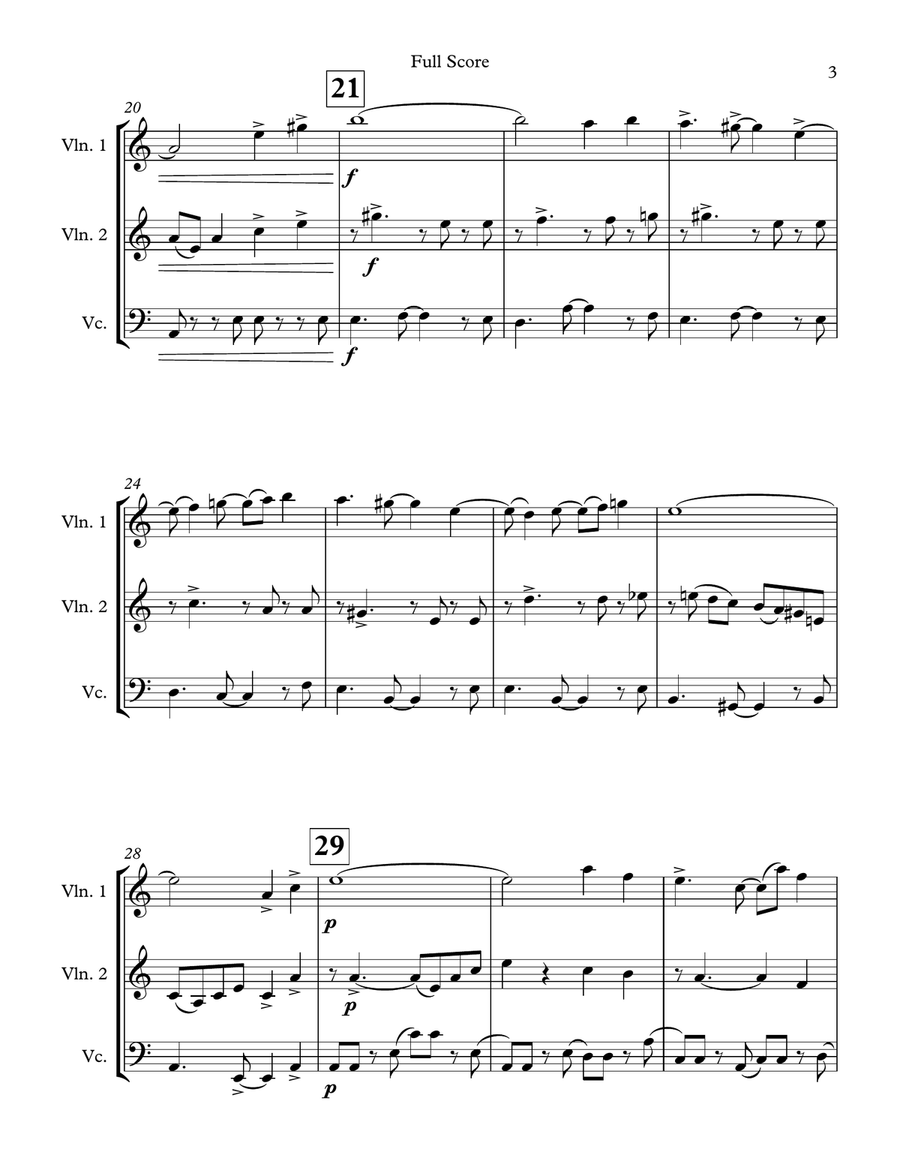 Siboney String Trio scores gallery preview page 3