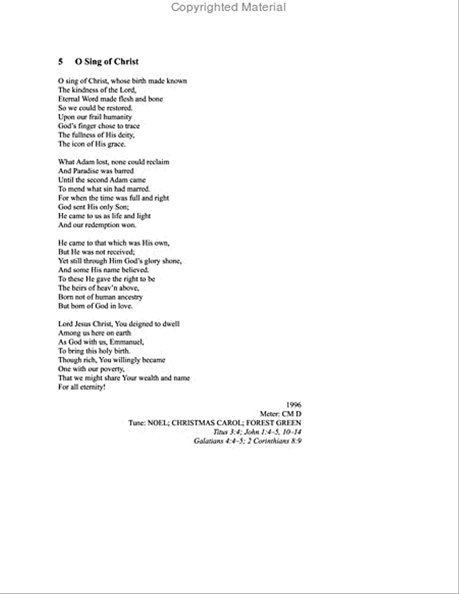 O Sing of Christ: The Hymns of Stephen P. Starke, Volume 1 Hymn Anthems scores gallery preview page 11