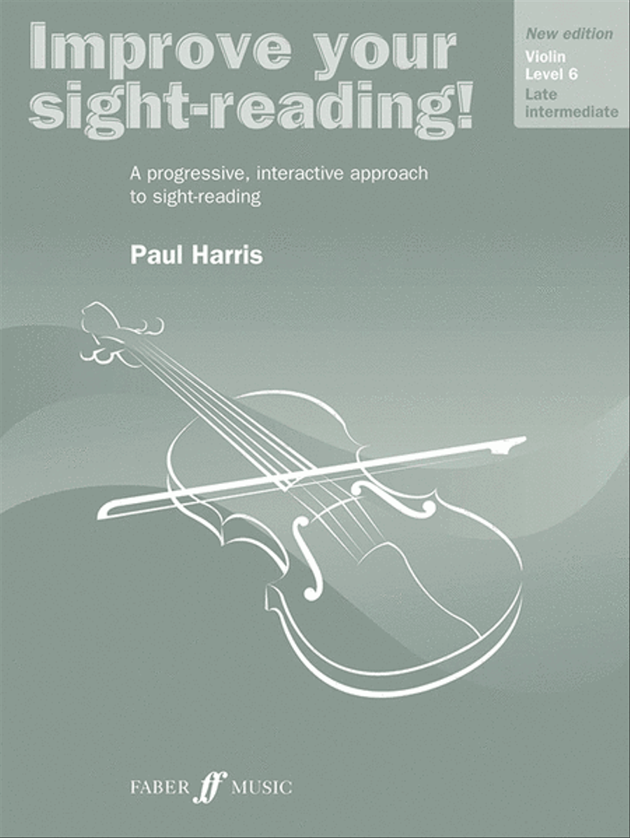 Improve Your Sight-reading! Violin, Level 6 Violin scores gallery preview page 1