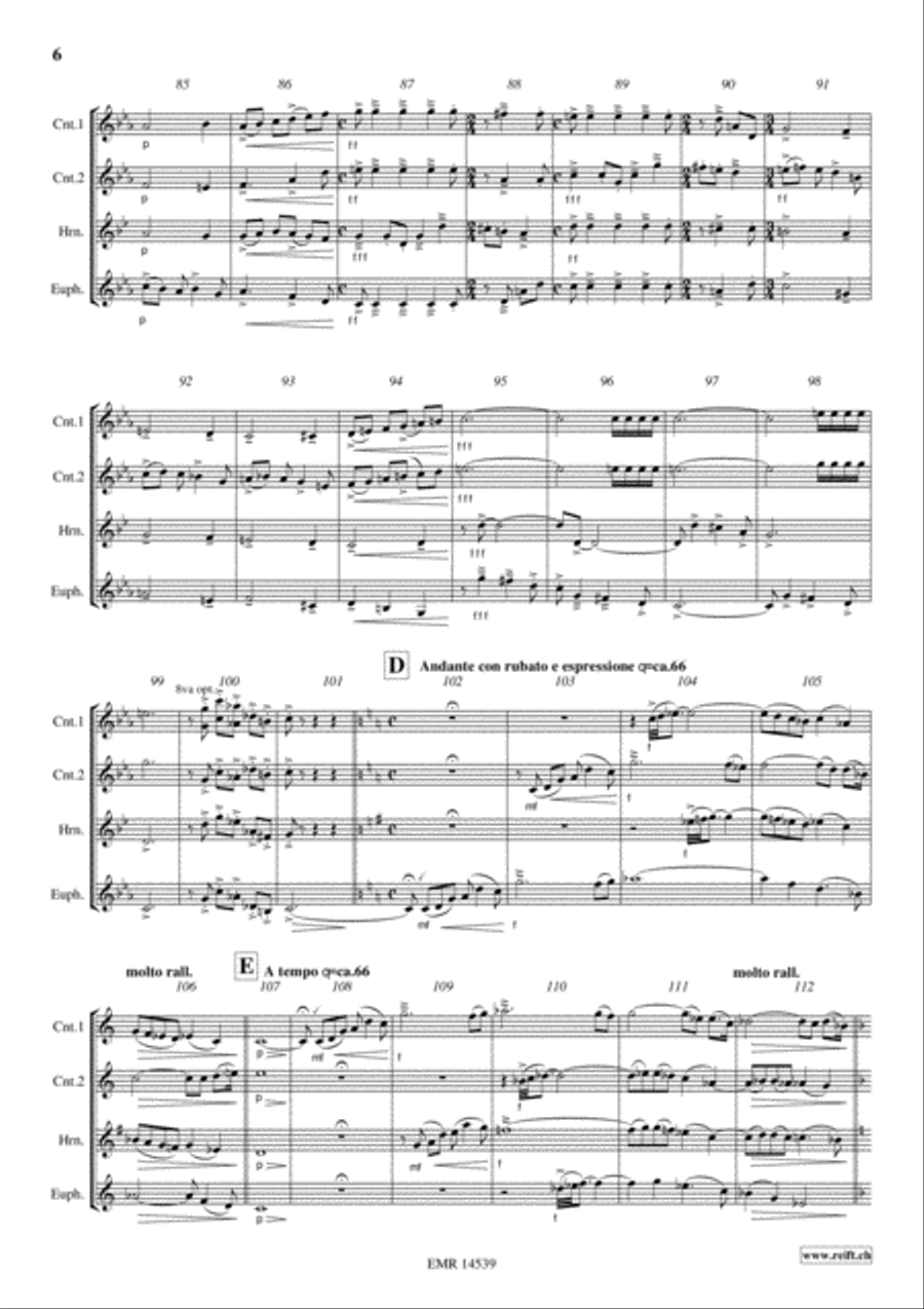 Capriccio Brass Ensemble scores gallery preview page 7