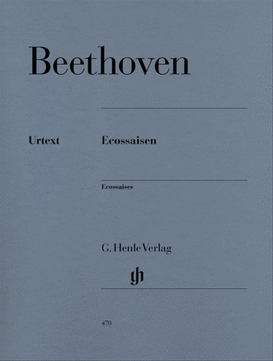Ecossaises WoO 83 and WoO 86 Piano Solo scores gallery preview page 1