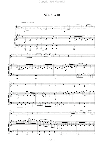 3 Sonatas Op. 15 for Piano and Violin