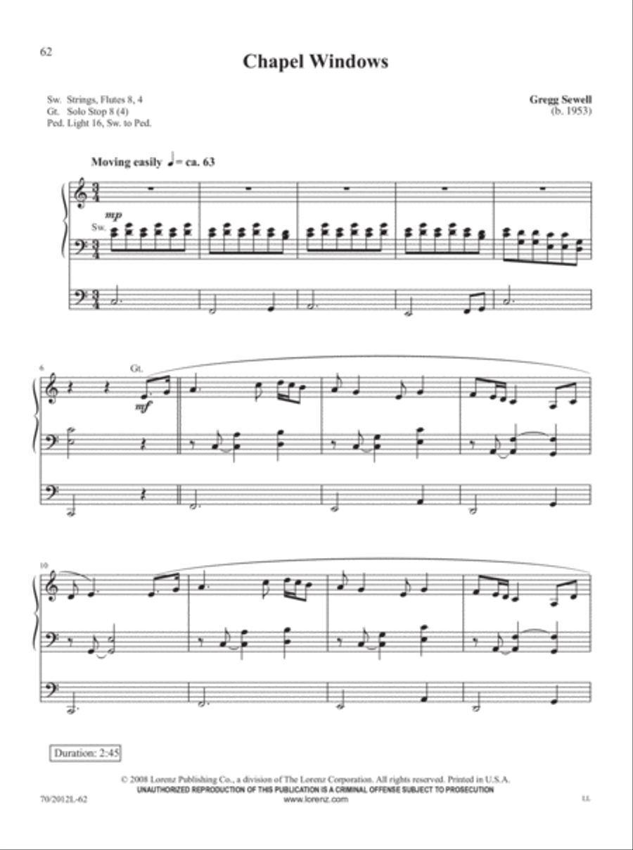 Music for Exultation and Reflection Organ Solo scores gallery preview page 21